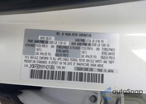 2021 Mazda Cx-5 Grand Touring from USA, damaged, VIN JM3KFBDMXM1431968